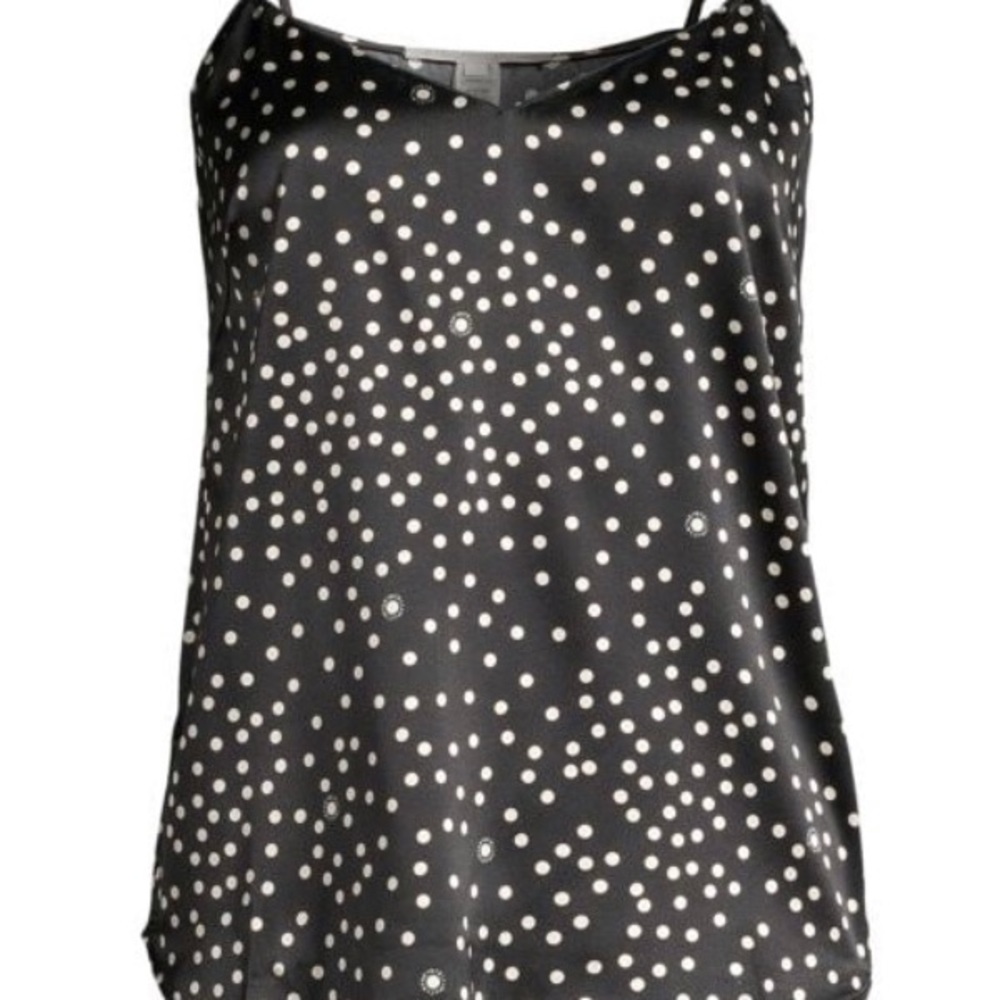 Stella McCartney Melanie Dot Print Stretch Silk Camisole (Size Medium) NWT - Picture 3 of 13